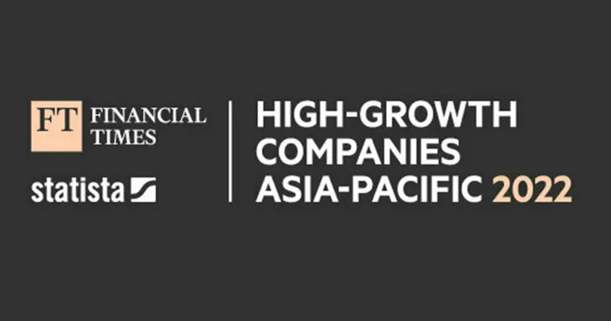 Blue Planet Zigma ranked 25 in  FT ranking: Asia-Pacific High-Growth Companies 2022