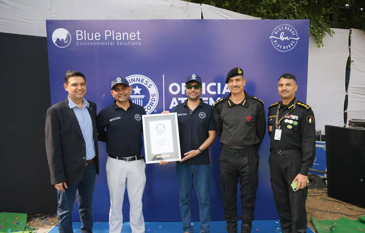 Presentation of Guinness World Records Award to Blue Planet
